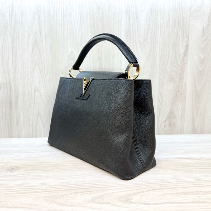 LV黑牛皮capucines MM/M42259-2