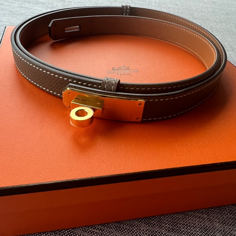 Hermès kelly belt 大象灰-1