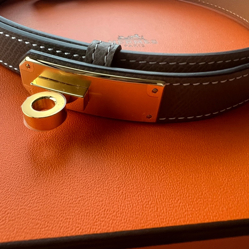 Hermès kelly belt 大象灰-2