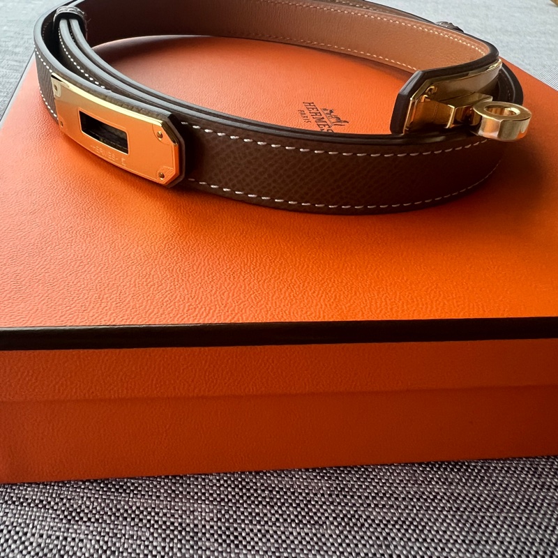 Hermès kelly belt 大象灰-4