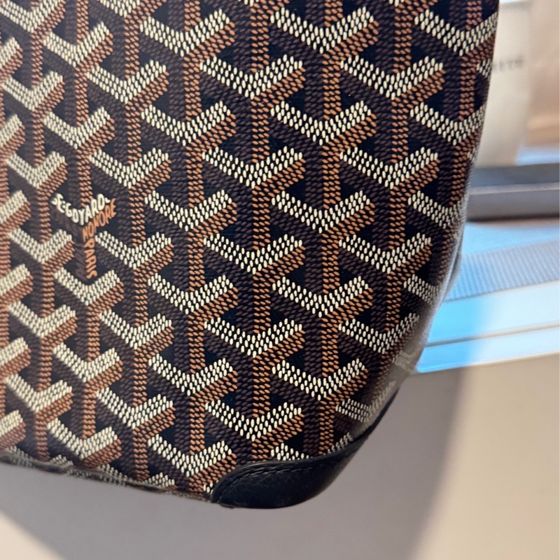 Goyard PM Artois tote bag with zip; Black color-2