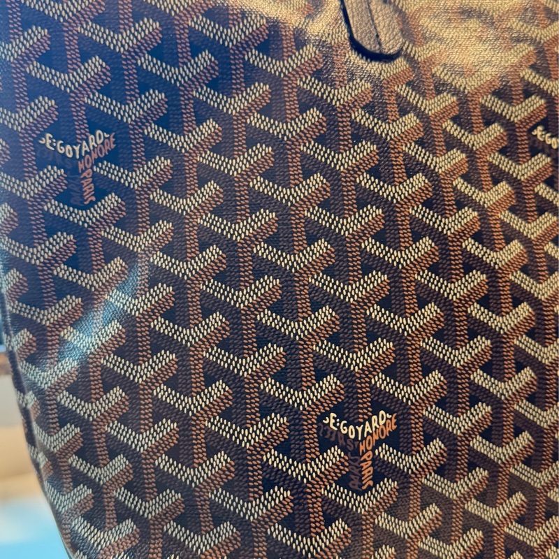 Goyard PM Artois tote bag with zip; Black color-5