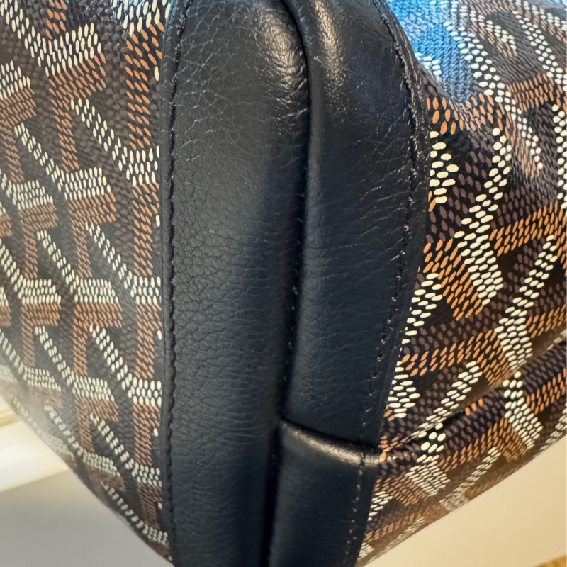 Goyard PM Artois tote bag with zip; Black color-7