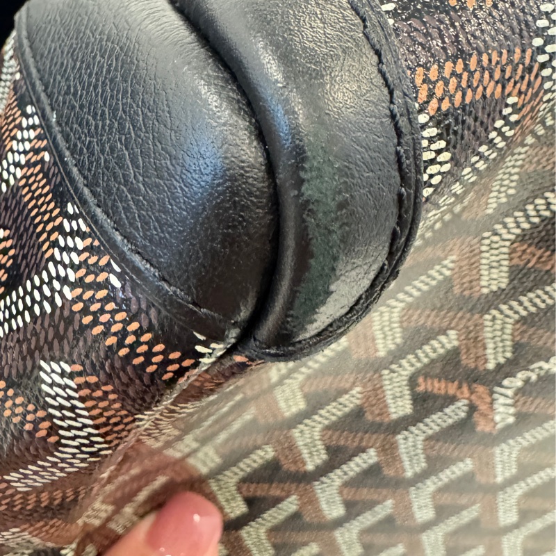 Goyard PM Artois tote bag with zip; Black color-24