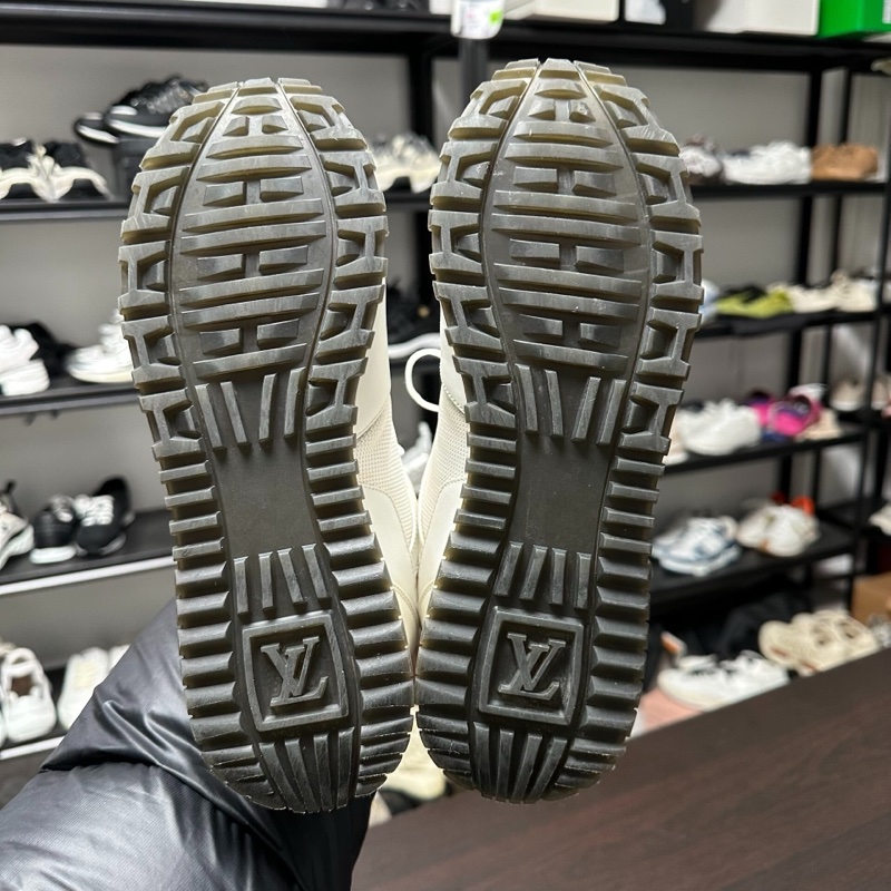 LV/路易威登 Runaway白棕老花 增高運動鞋 37.5碼-7
