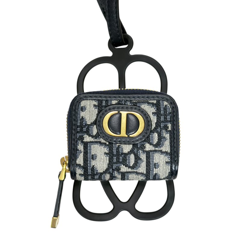 DIOR Oblique 老花 掛頸電話繩 連 小物包-2