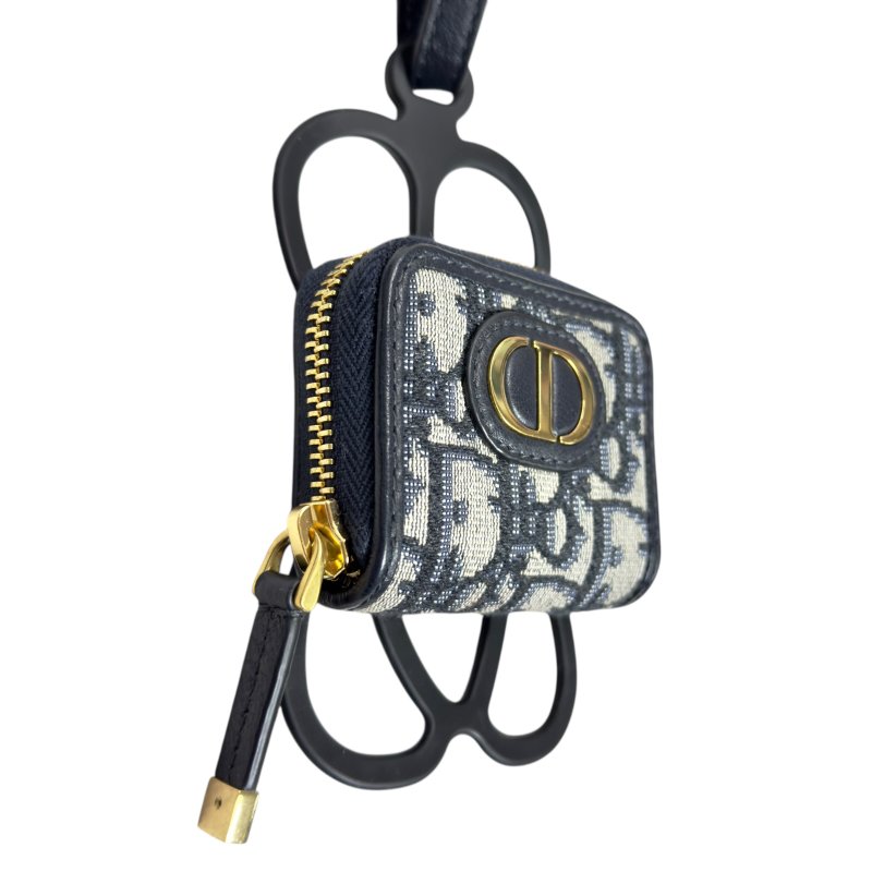 DIOR Oblique 老花 掛頸電話繩 連 小物包-4