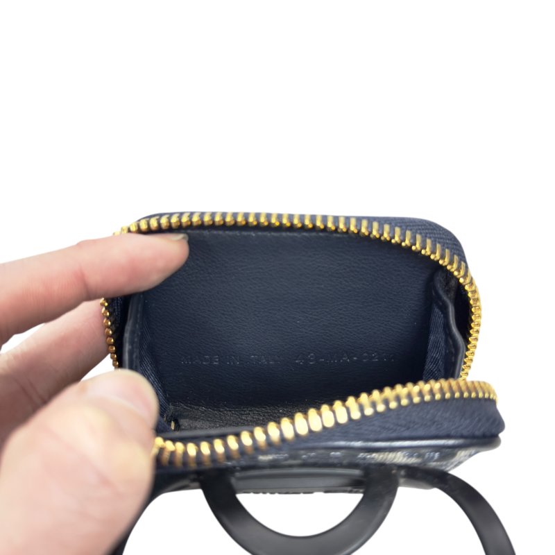 DIOR Oblique 老花 掛頸電話繩 連 小物包-13