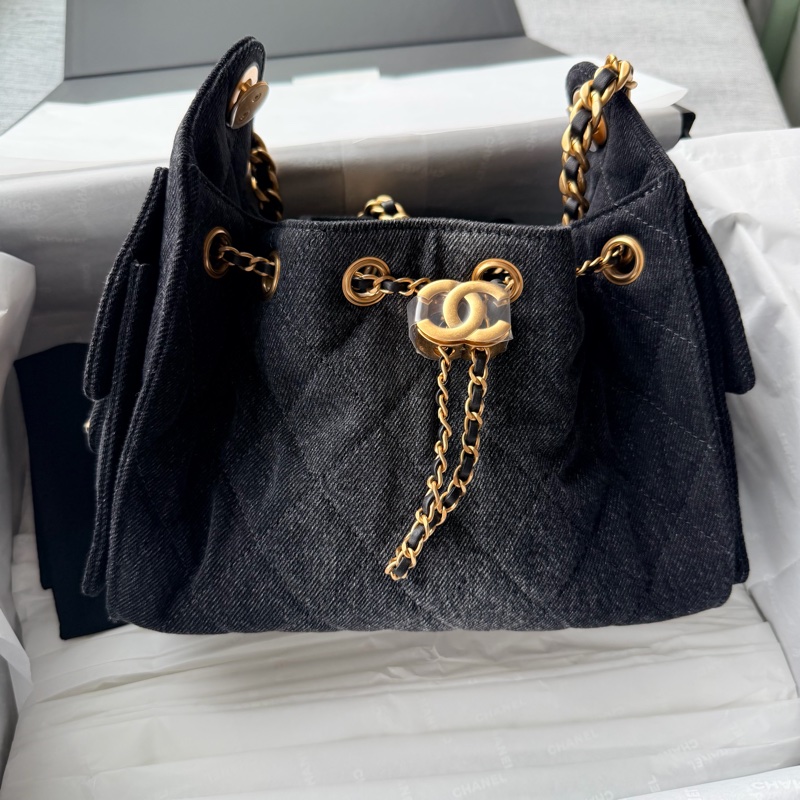 CHANEL mini 25 bag 牛仔黑-0