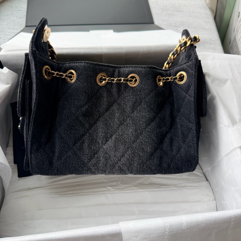 CHANEL mini 25 bag 牛仔黑-1