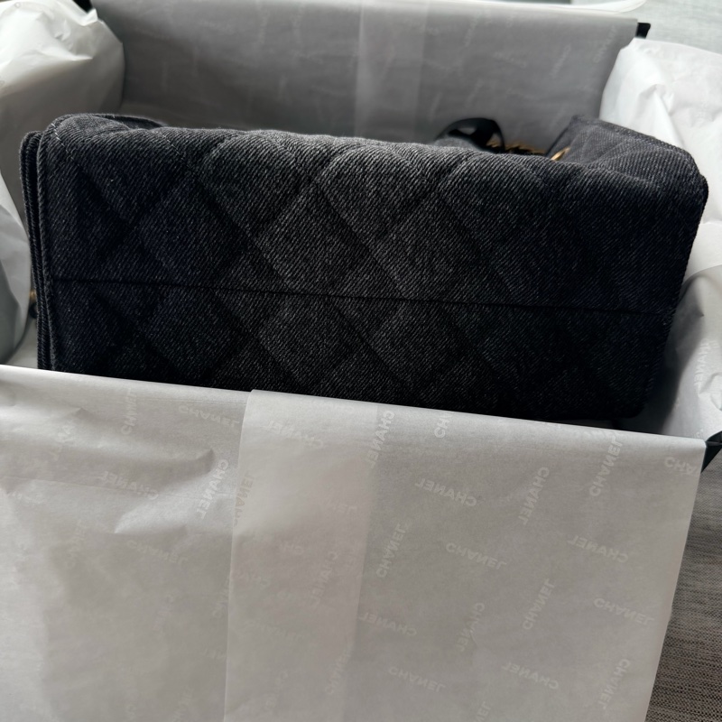 CHANEL mini 25 bag 牛仔黑-4