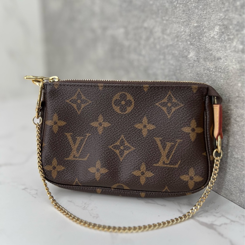 💗香緹國際精品💗 790 LV 小麻將包 極新 盒裝完整-0