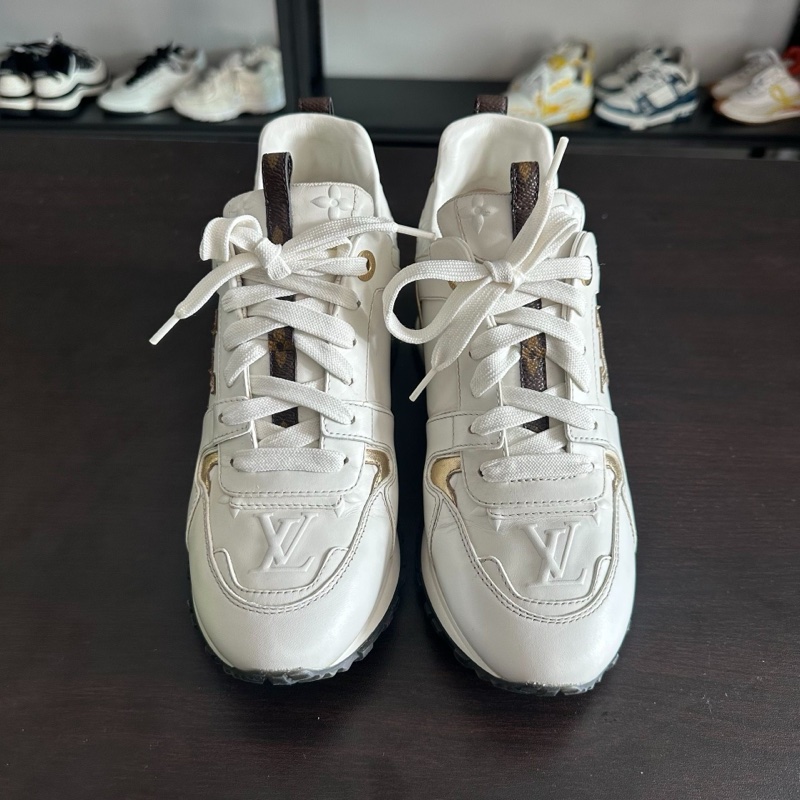 Louis Vuitton路易威登run away 白金厚底增高鞋 36.5碼-1