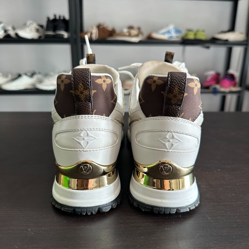 Louis Vuitton路易威登run away 白金厚底增高鞋 36.5碼-2
