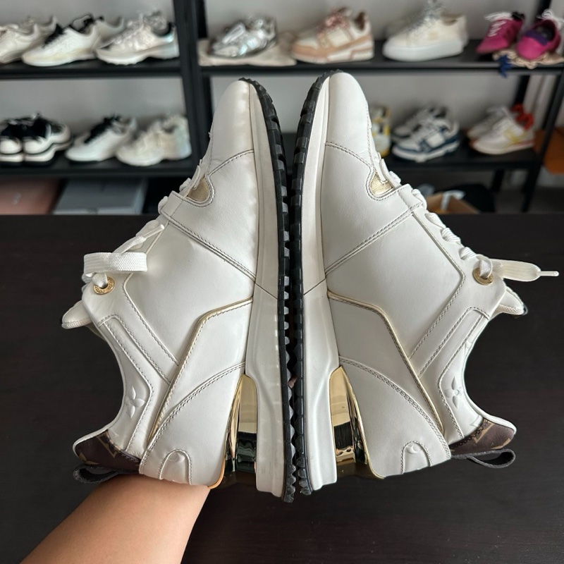 Louis Vuitton路易威登run away 白金厚底增高鞋 36.5碼-3