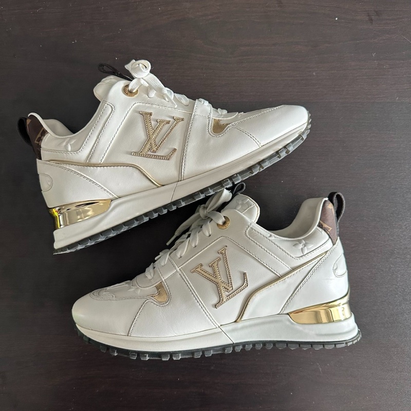 Louis Vuitton路易威登run away 白金厚底增高鞋 36.5碼-7