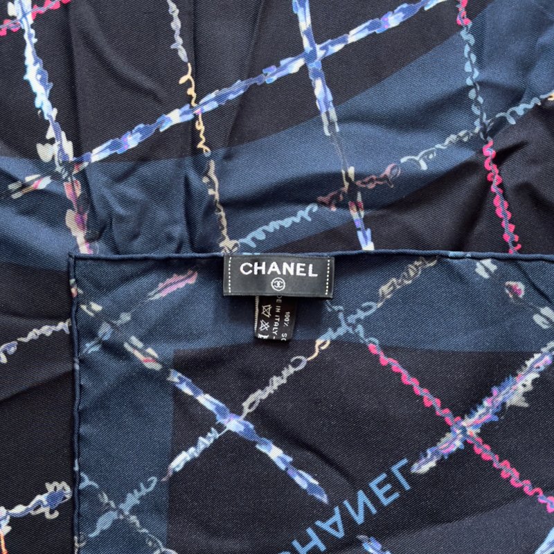 CHANEL CC 絲巾-6