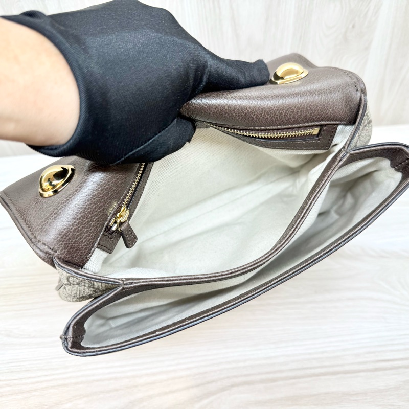 Gucci咖啡GG Blondie中型側背包699210-8