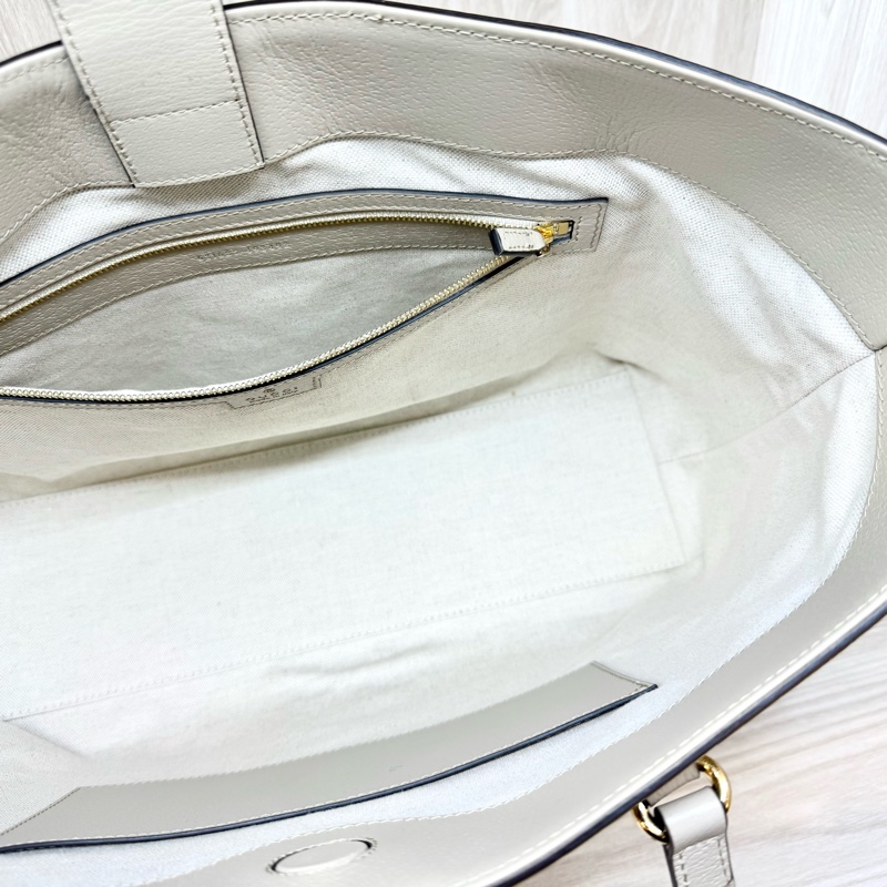 GUCCI經典燕麥色OPHIDIA中型托特包631685-8