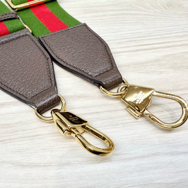 GUCCI棕色拼大雙G帆布mini琴譜包699406-12