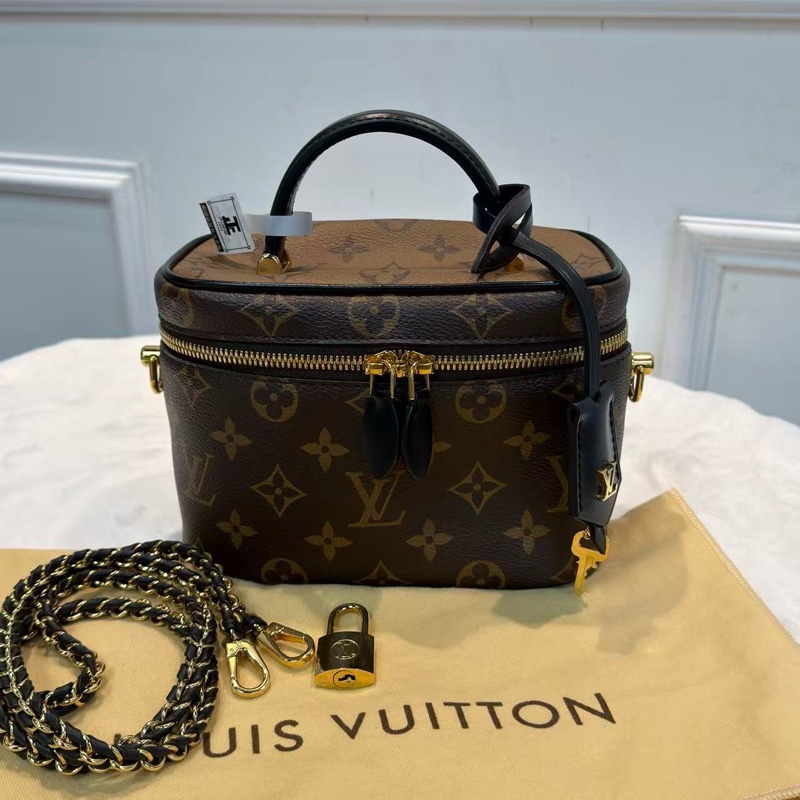 經典老花棕色LV Vanity化妝盒 小號-0