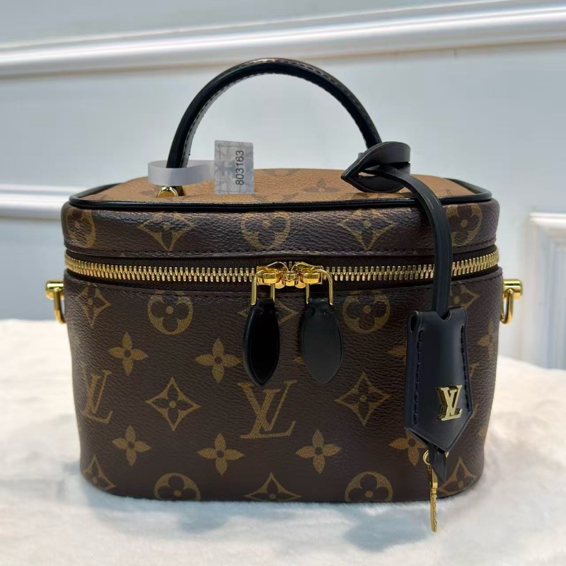 經典老花棕色LV Vanity化妝盒 小號-3