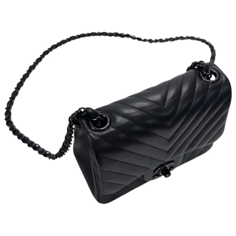 CHANEL CC *極罕全黑* So Black 方胖子-9