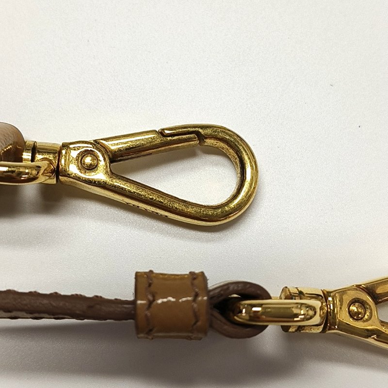 PRADA Galleria中號姜黃色牛皮徽標十字紋殺手包單肩包手提包金色五金可拆卸肩帶-13