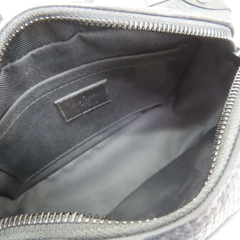 黑色 Taurillon牛皮 Mini Soft Trunk 肩背包【LOUIS VUITTON LV 路易威登】 M55702-5