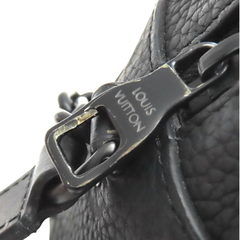 黑色 Taurillon牛皮 Mini Soft Trunk 肩背包【LOUIS VUITTON LV 路易威登】 M55702-14