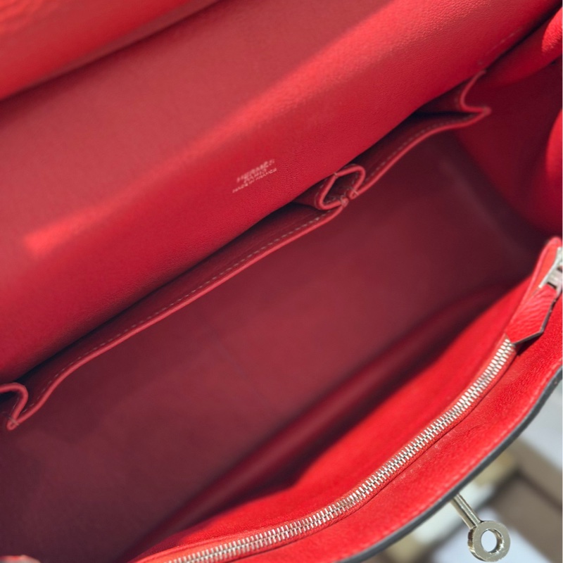 Hermes爱马仕拼色吉普赛单肩包-4