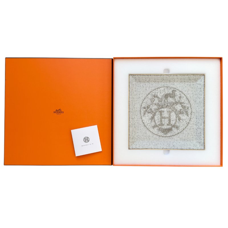 HERMES Mosaique au 24 馬賽克 碟子-0