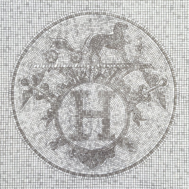 HERMES Mosaique au 24 馬賽克 碟子-2