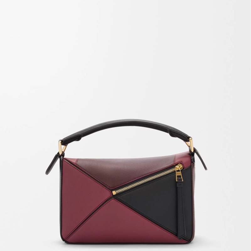 Loewe 女士 小號納帕牛皮革 Puzzle 單肩包均碼碼小號、24cm*10.5cm*16.5cm-0