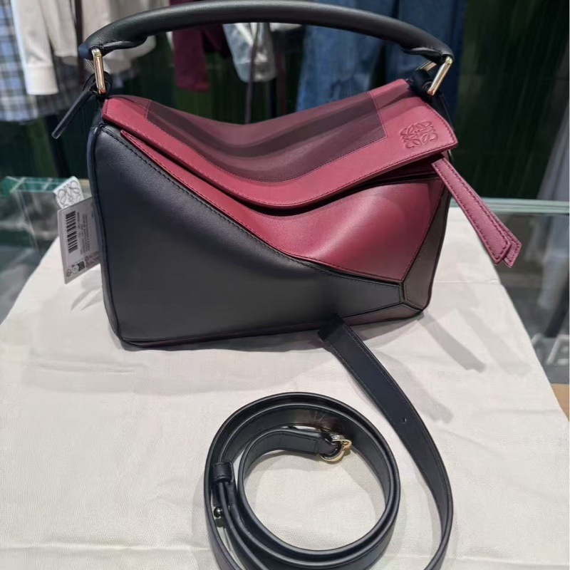 Loewe 女士 小號納帕牛皮革 Puzzle 單肩包均碼碼小號、24cm*10.5cm*16.5cm-6