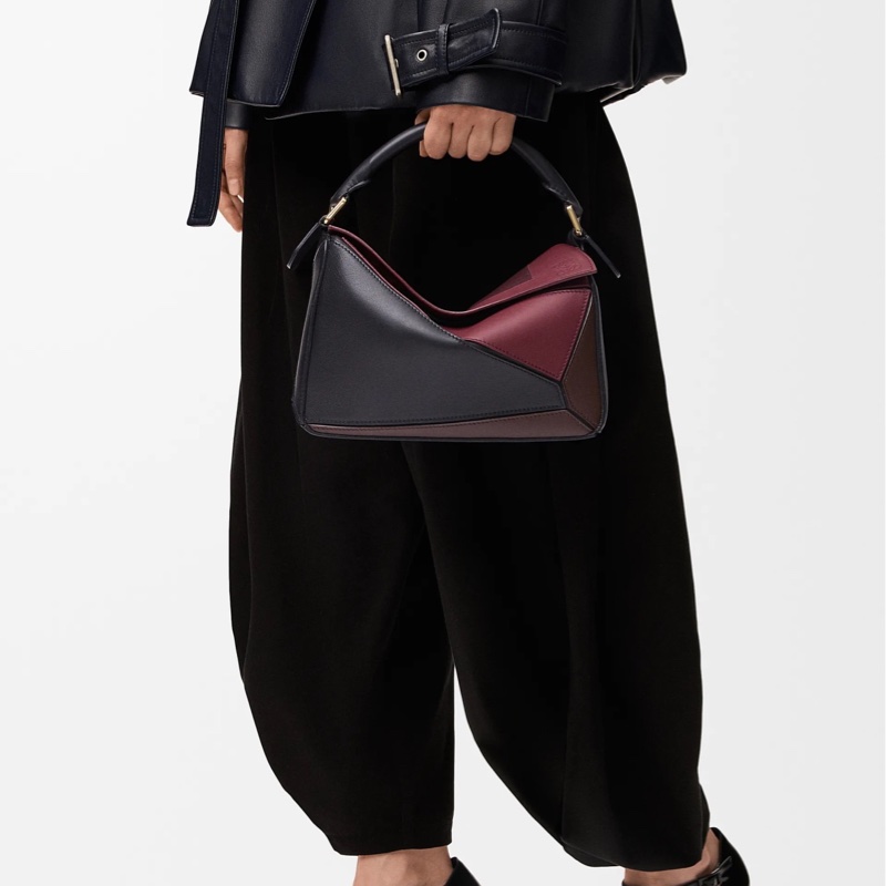 Loewe 女士 小號納帕牛皮革 Puzzle 單肩包均碼碼小號、24cm*10.5cm*16.5cm-7