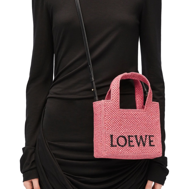 Loewe 女士 迷你Font Tote單肩包均碼碼MINI、19cm*6.5cm*16cm-5