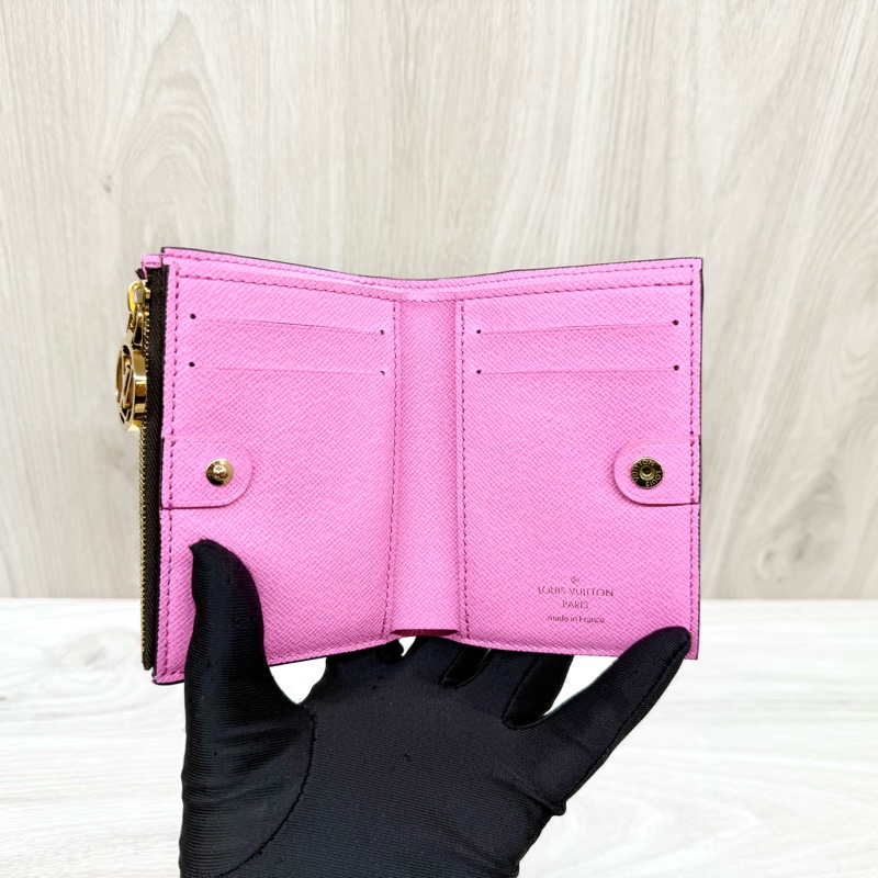 LV原花粉色Lisa短夾 M25692-6