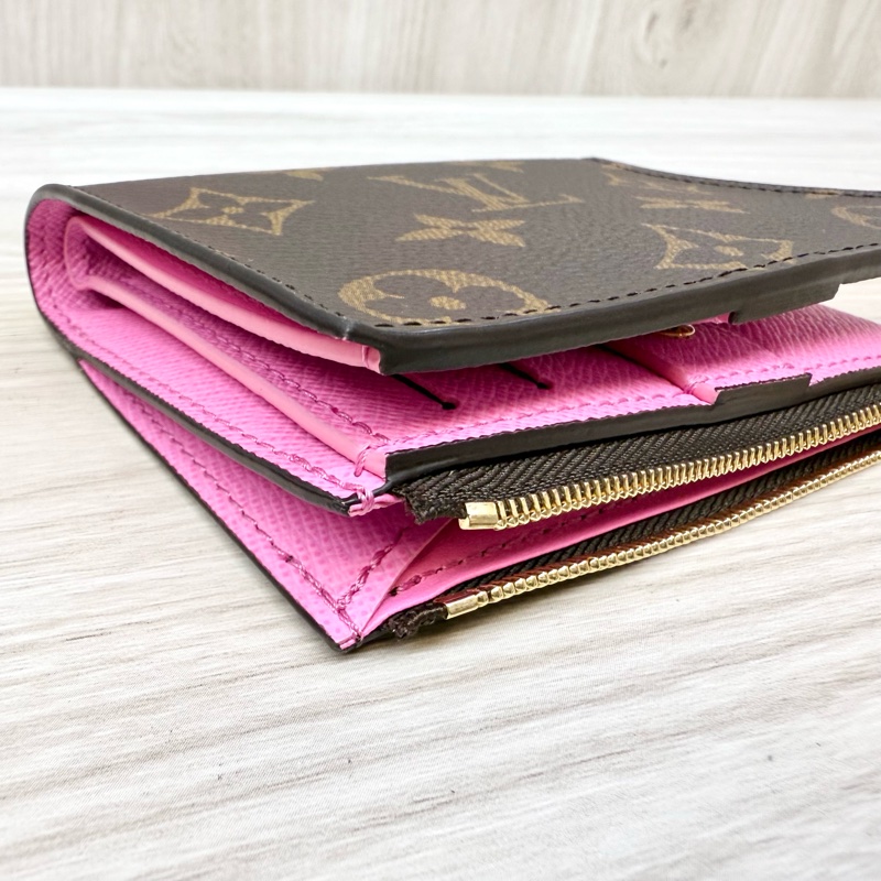 LV原花粉色Lisa短夾 M25692-14