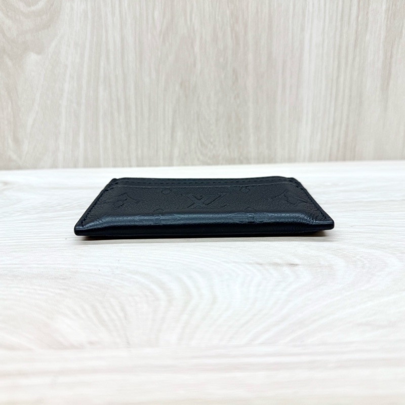LV黑壓紋小牛皮雙面名片夾M81415-4