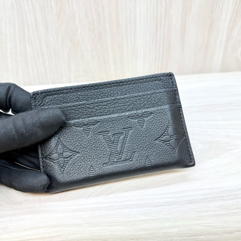 LV黑壓紋小牛皮雙面名片夾M81415-5