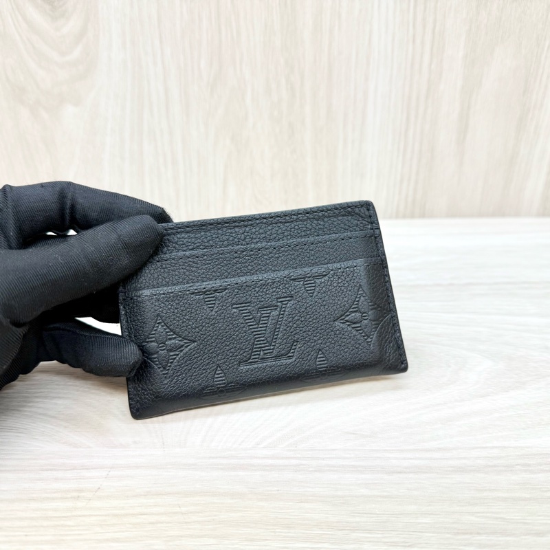 LV黑壓紋小牛皮雙面名片夾M81415-6