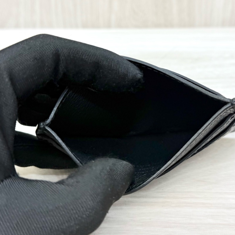 LV黑壓紋小牛皮雙面名片夾M81415-7