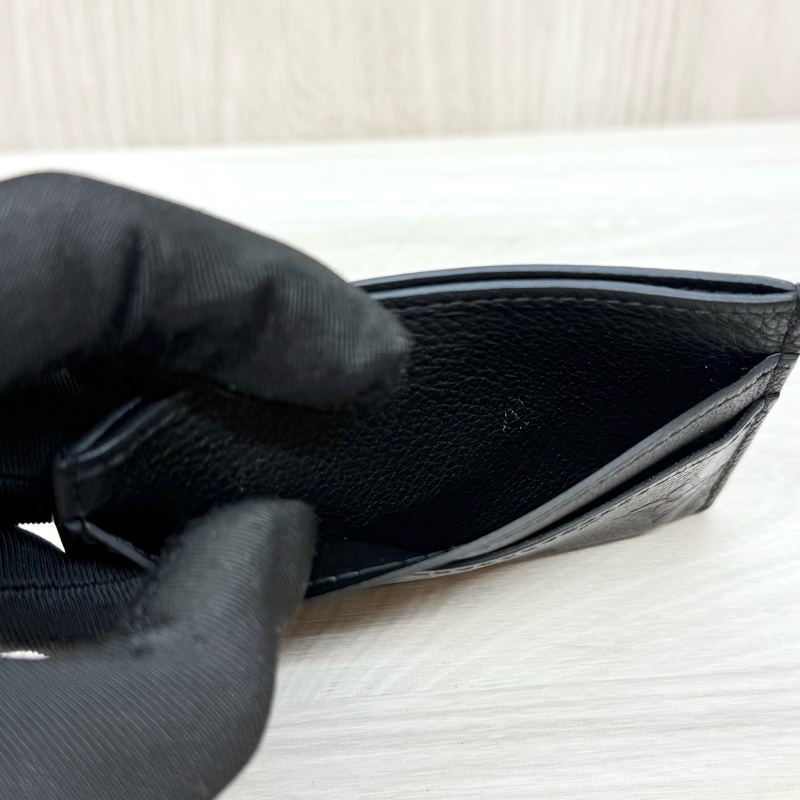 LV黑壓紋小牛皮雙面名片夾M81415-9