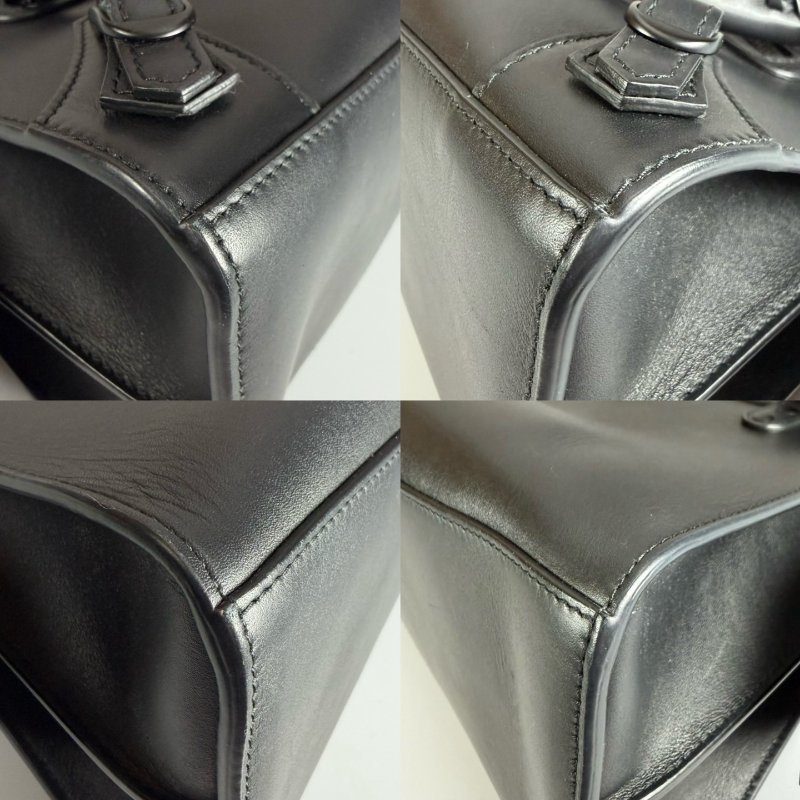 BALENCIAGA 638521 黑NEO CLASSIC機車包-10