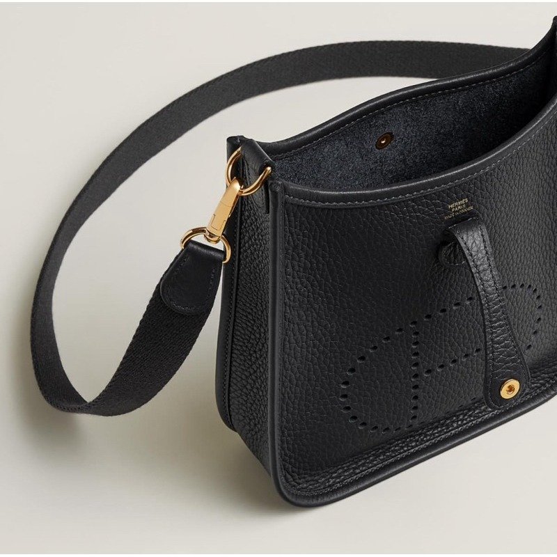 🌟Hermes 愛馬仕 mini Evelyne 依芙琳 16/3Y金釦/全新全配-2