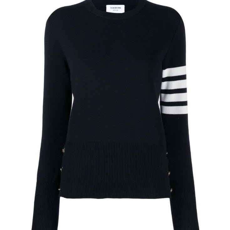 Thom Browne 女士 條紋圓領套衫IT-36 IT-38 IT-40 IT-42 IT-44碼-0