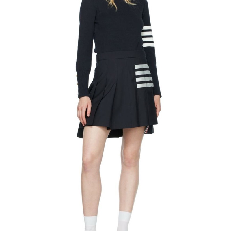 Thom Browne 女士 條紋圓領套衫IT-36 IT-38 IT-40 IT-42 IT-44碼-4