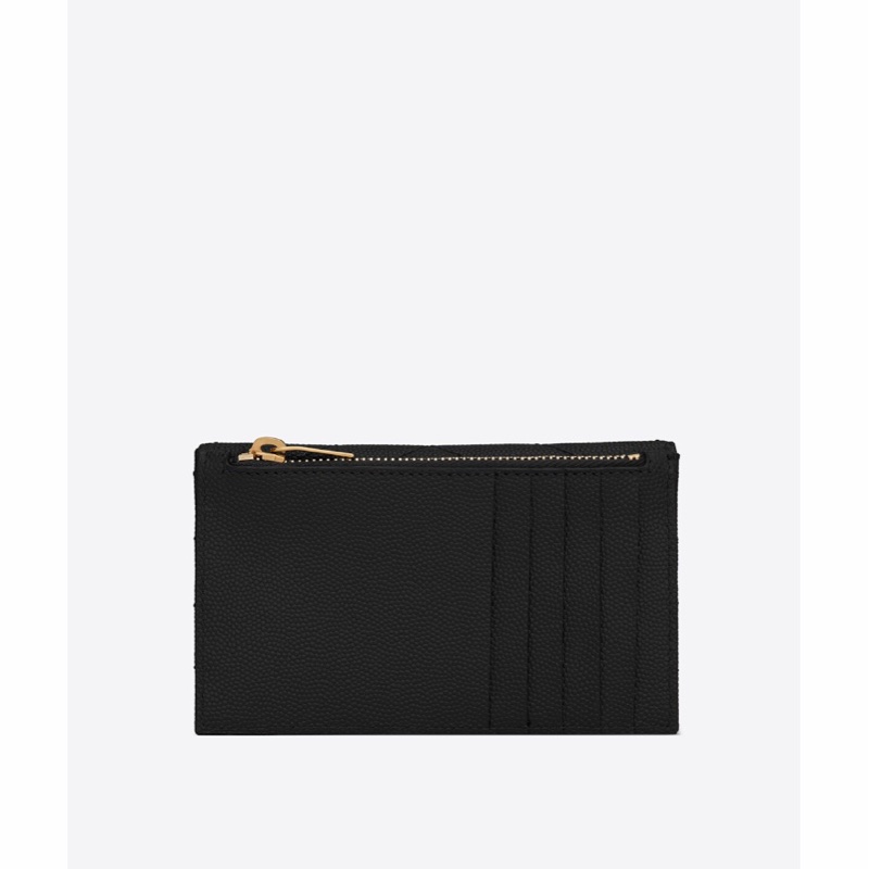 Saint Laurent 女士 CASSANDRE  MATELASSÉ FRAGMENTS絎縫粒面壓印皮革翻蓋卡包均碼碼13 X 2 X 8 CM-3