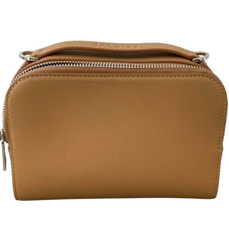 LOEWE 羅威 Mini Camera Bag相機包 小牛皮 焦糖色 銀釦-2